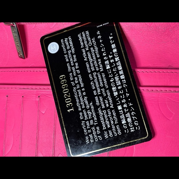 Sold Chanel Cambodian Wallet with Authenticity Card - Picture 6 of 10